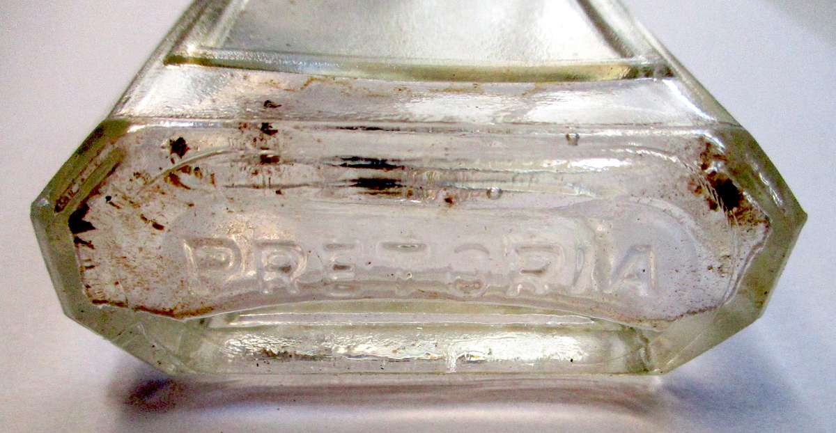 Antique / vintage bottle - Dr. Kiesows Essence of Life Bottle with cork. Made in Pretoria