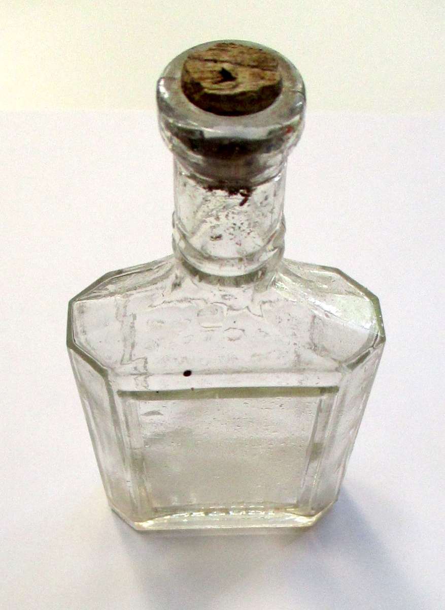 Antique / vintage bottle - Dr. Kiesows Essence of Life Bottle with cork. Made in Pretoria