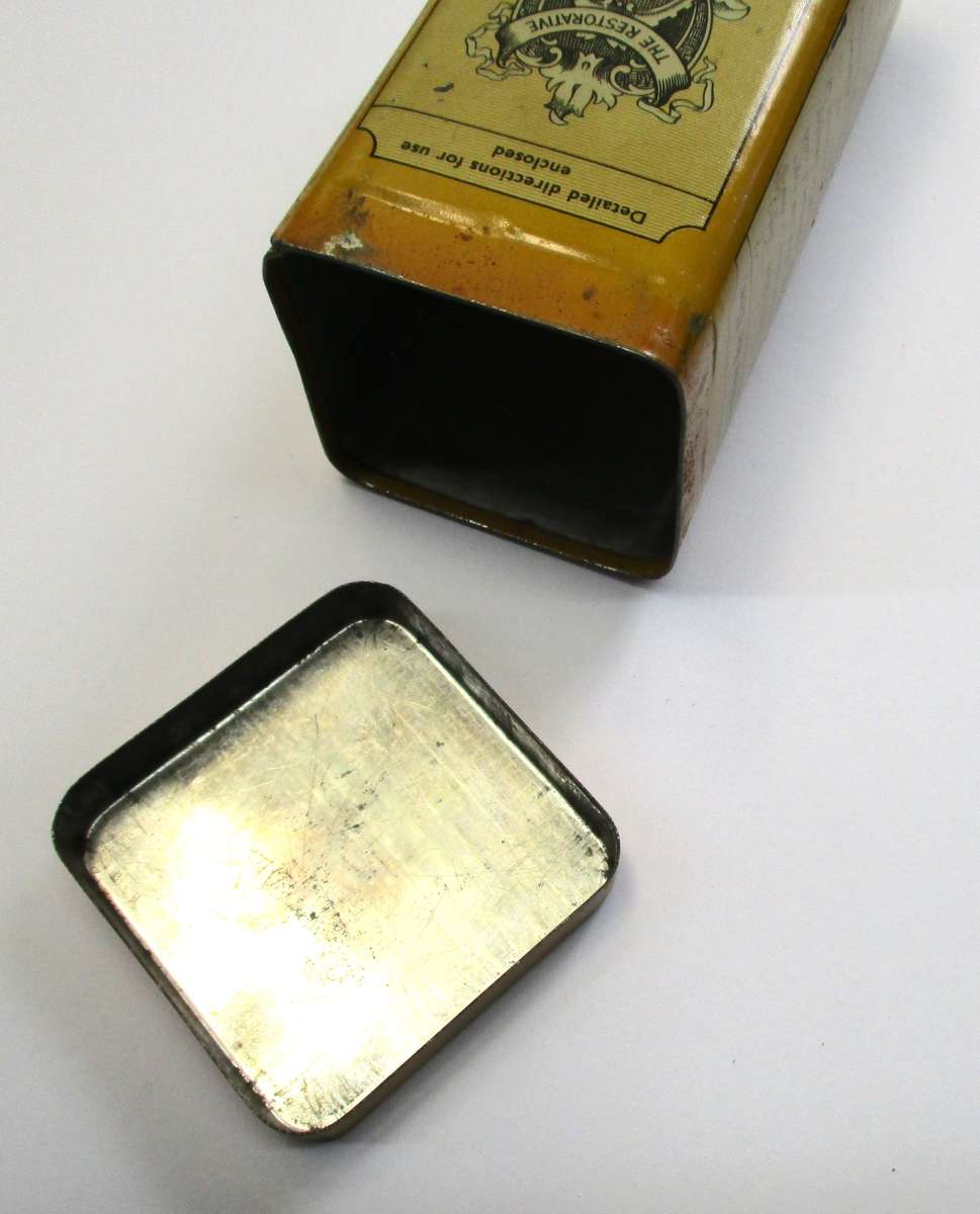 Vintage Sanatogen Tin - Made in Greenford, England - Therpeutic Products Ltd.