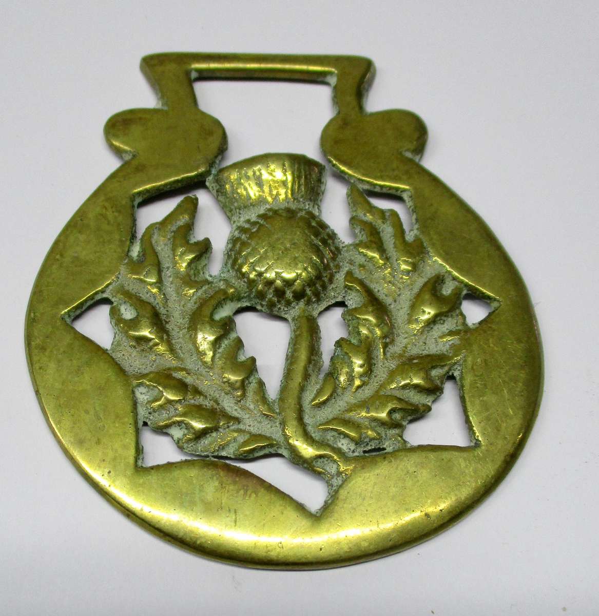 Horse Brass - Thistle, Scotland, 1825-1939