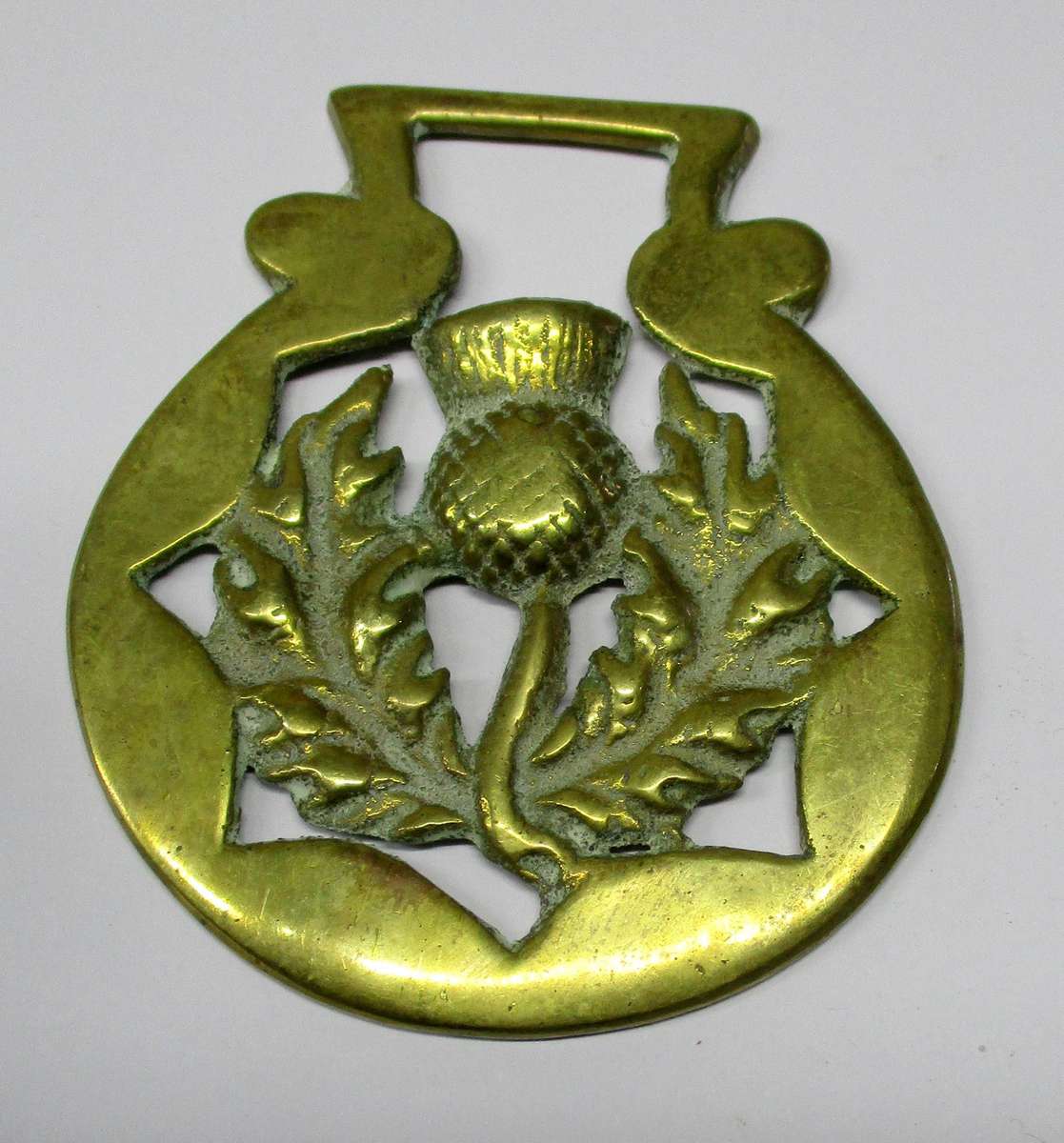 Horse Brass - Thistle, Scotland, 1825-1939