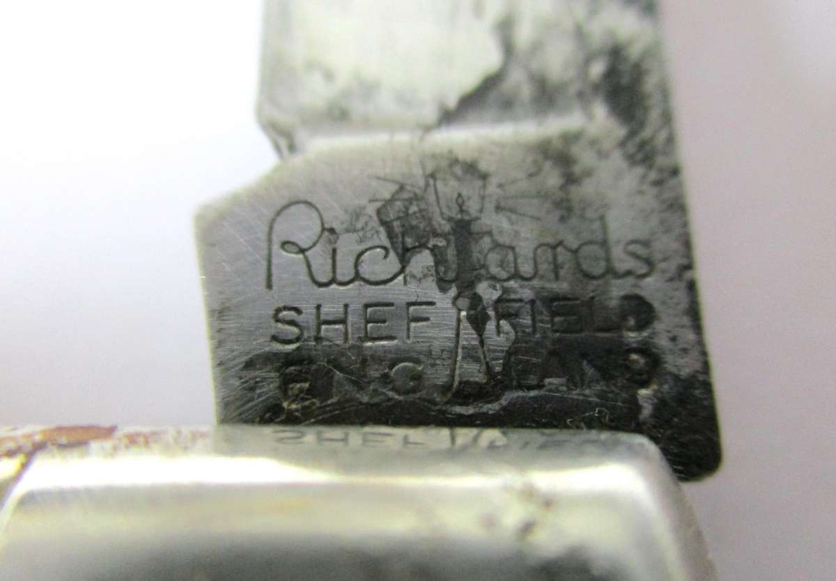 Vintage Tartan Richards (Lamp post) Pocket knife Made in Sheffield, England