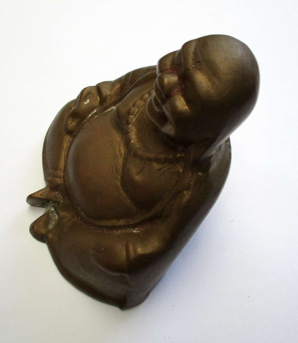 Brass Laughing Buddha Statue