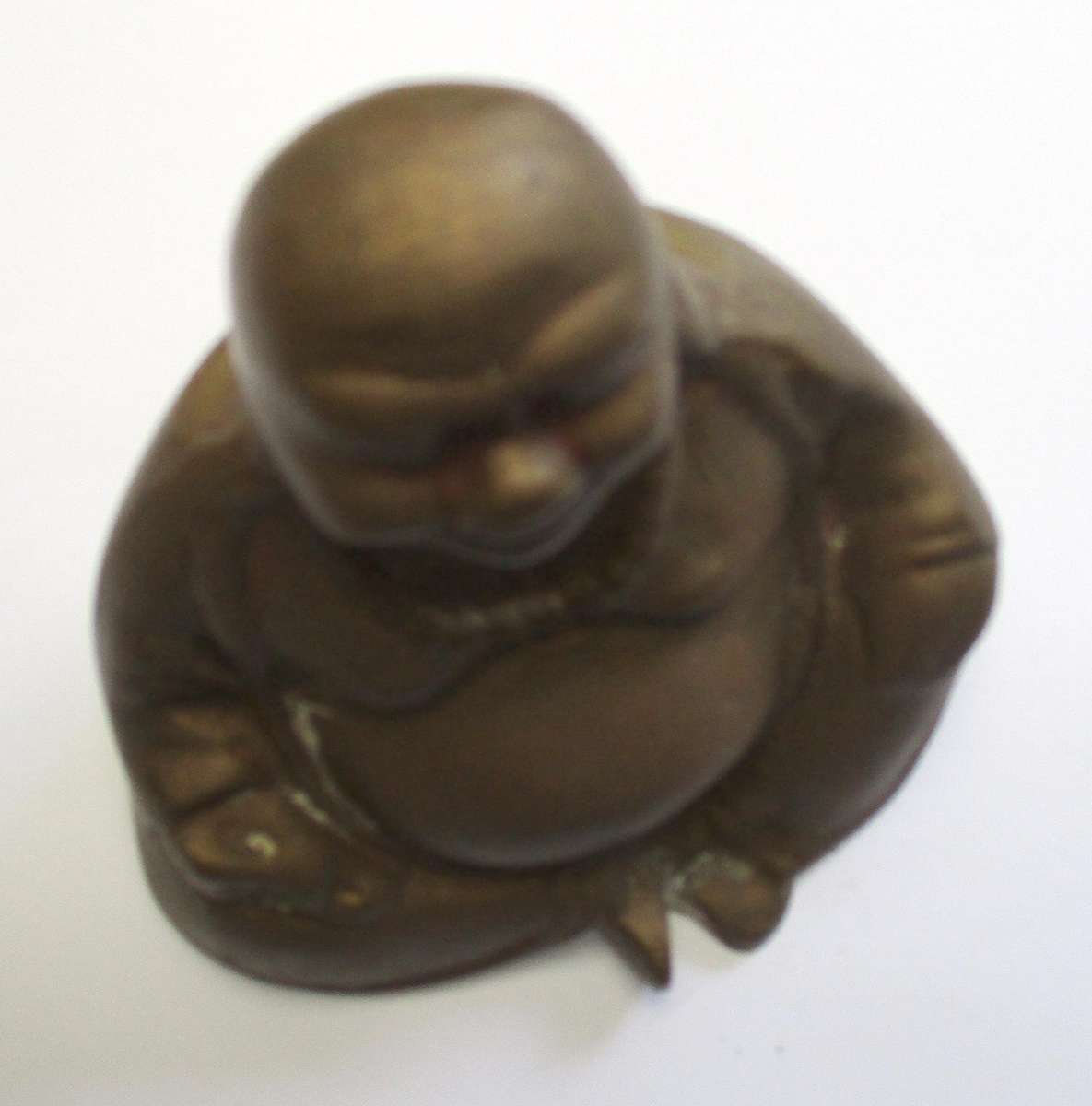 Brass Laughing Buddha Statue