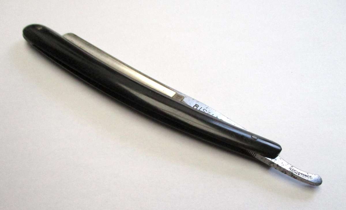 Vintage Bismark Cut throat razor / straight razor
