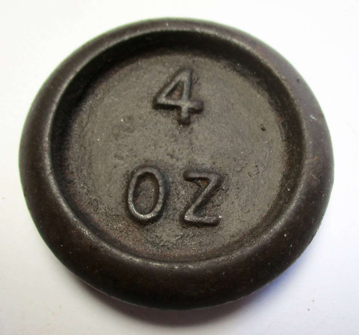 Antique / Vintage 4 Ounce  / 4Oz steel scale weight