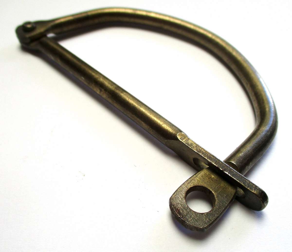 WW2 Military Kit bag lock  - D Lock  / clasp - no padlock