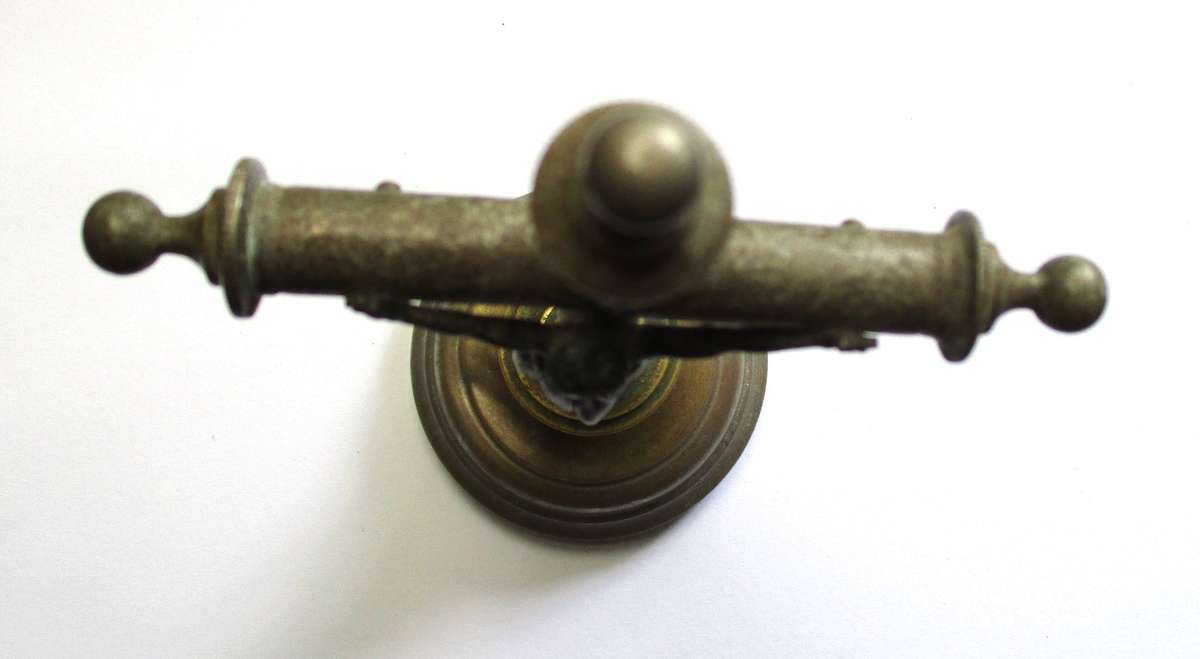 Vintage Plated Brass Crucifix on stand - 15cm height