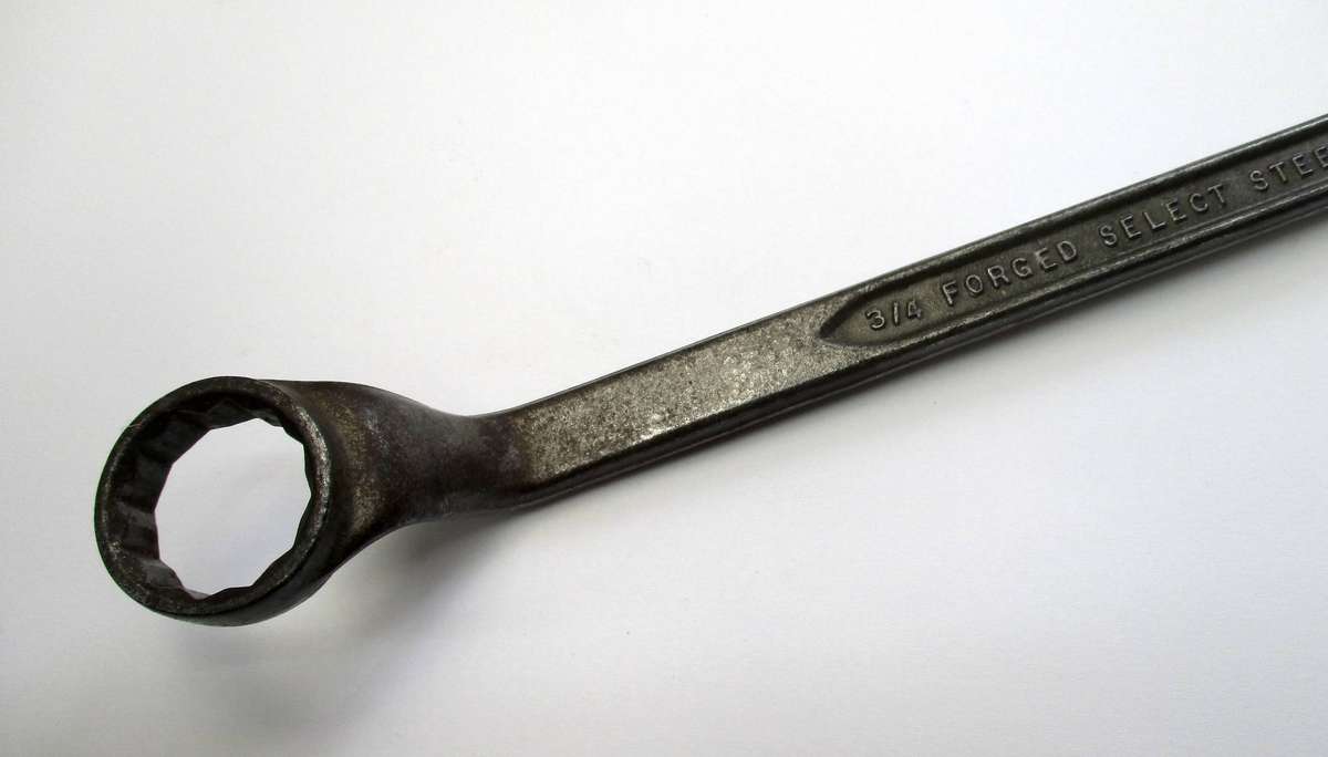 Ring Spanner 3/4  25/32 - Forge Select Steel - Made in  USA