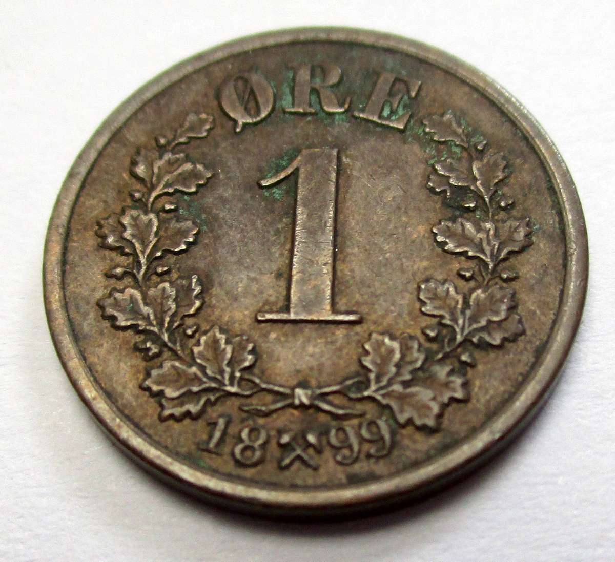 1 Ore Norway - 1899 - Osacr II