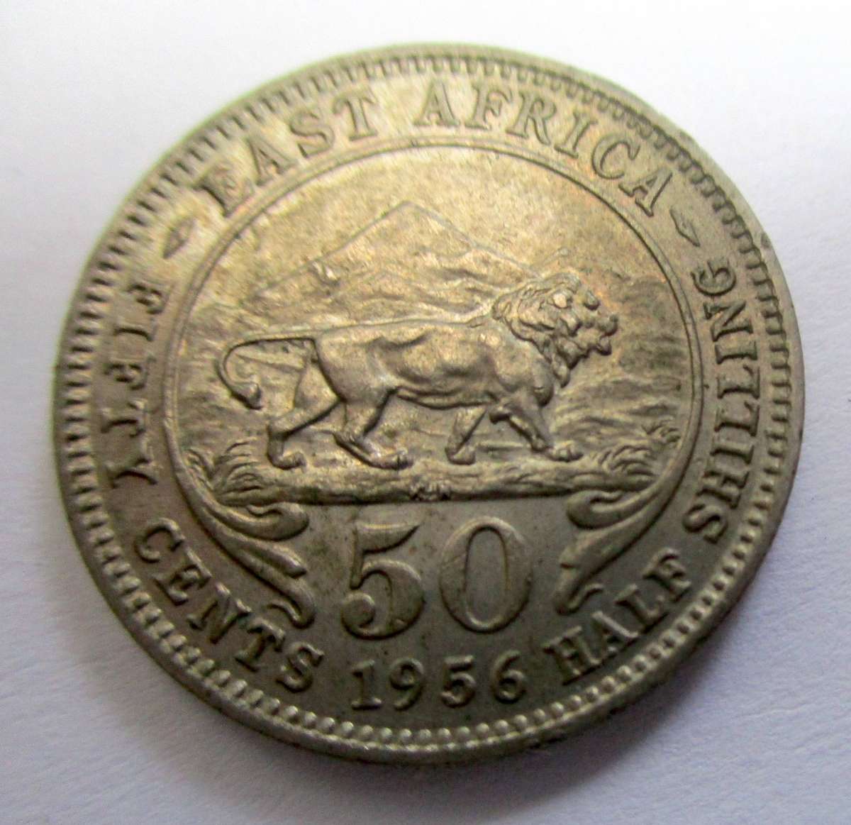 East Africa - 50 cent / Half Shilling 1956 - Elizabeth II