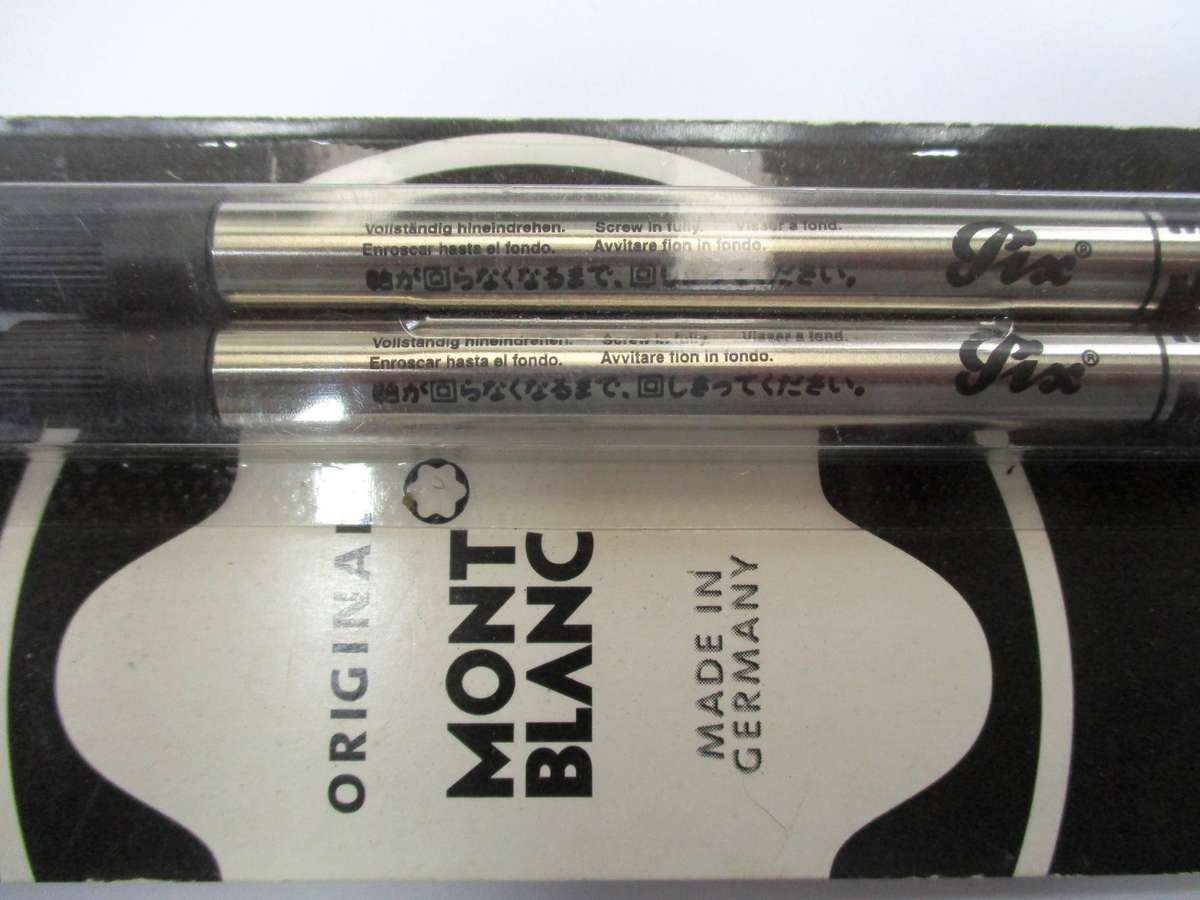 Mont Blanc Rollerball Refills - Blue Medium Point - For Meisterstruck LeGrand