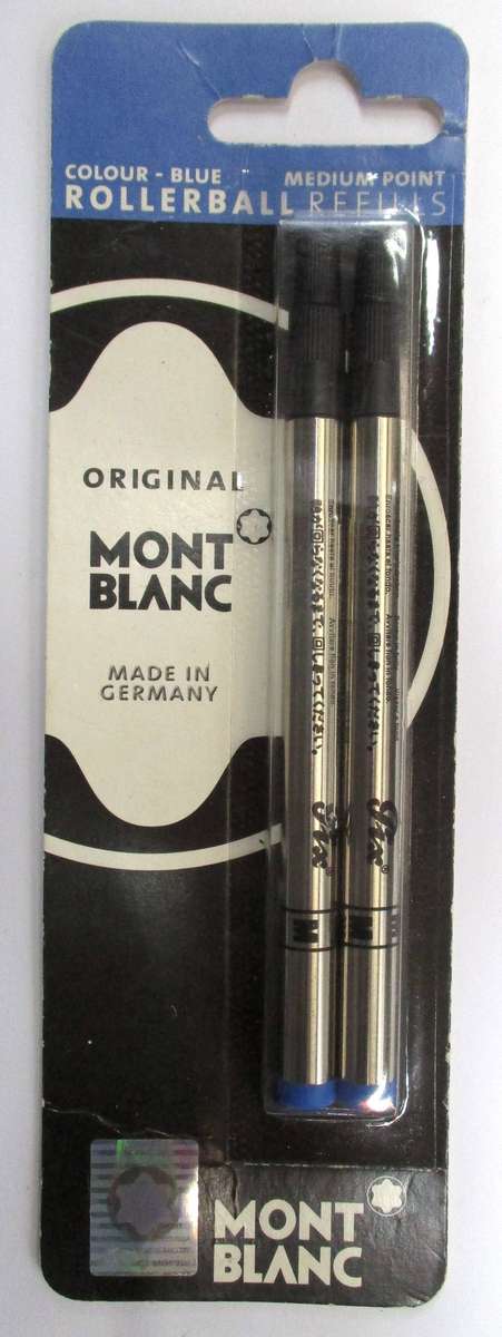 Mont Blanc Rollerball Refills - Blue Medium Point - For Meisterstruck LeGrand