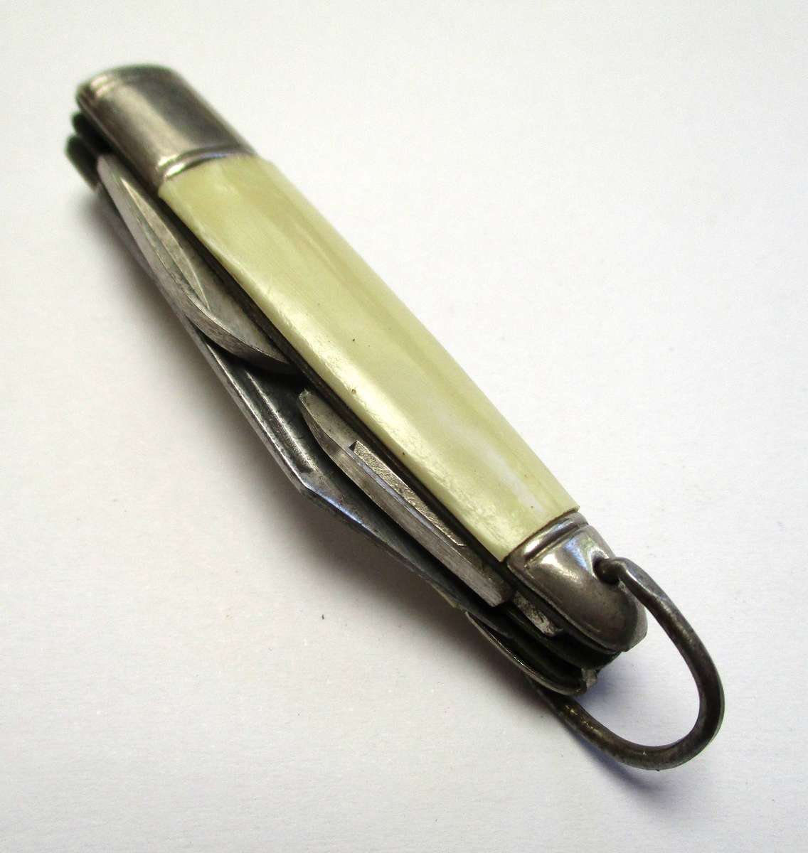 Vintage Richards (Lamp Post) key chain / pocket knife - 3 tools - Sheffield, England
