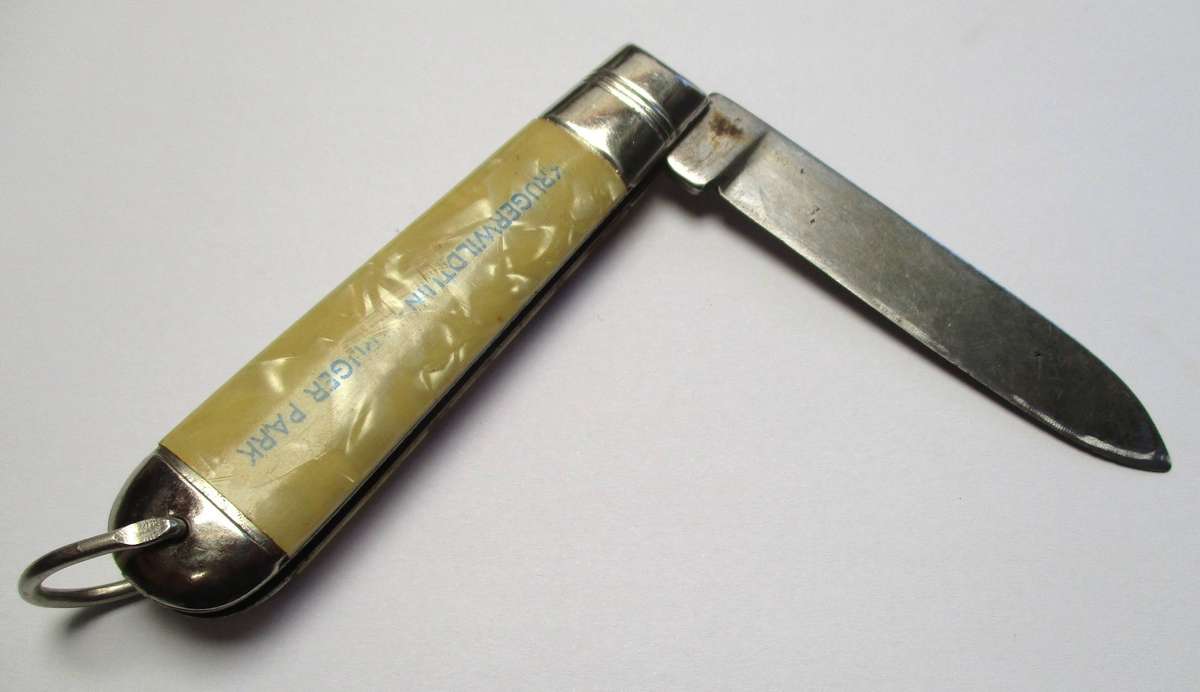 Vintage Kruger National Park / Richards "Lamp Post" pocket knife - Sheffield, England