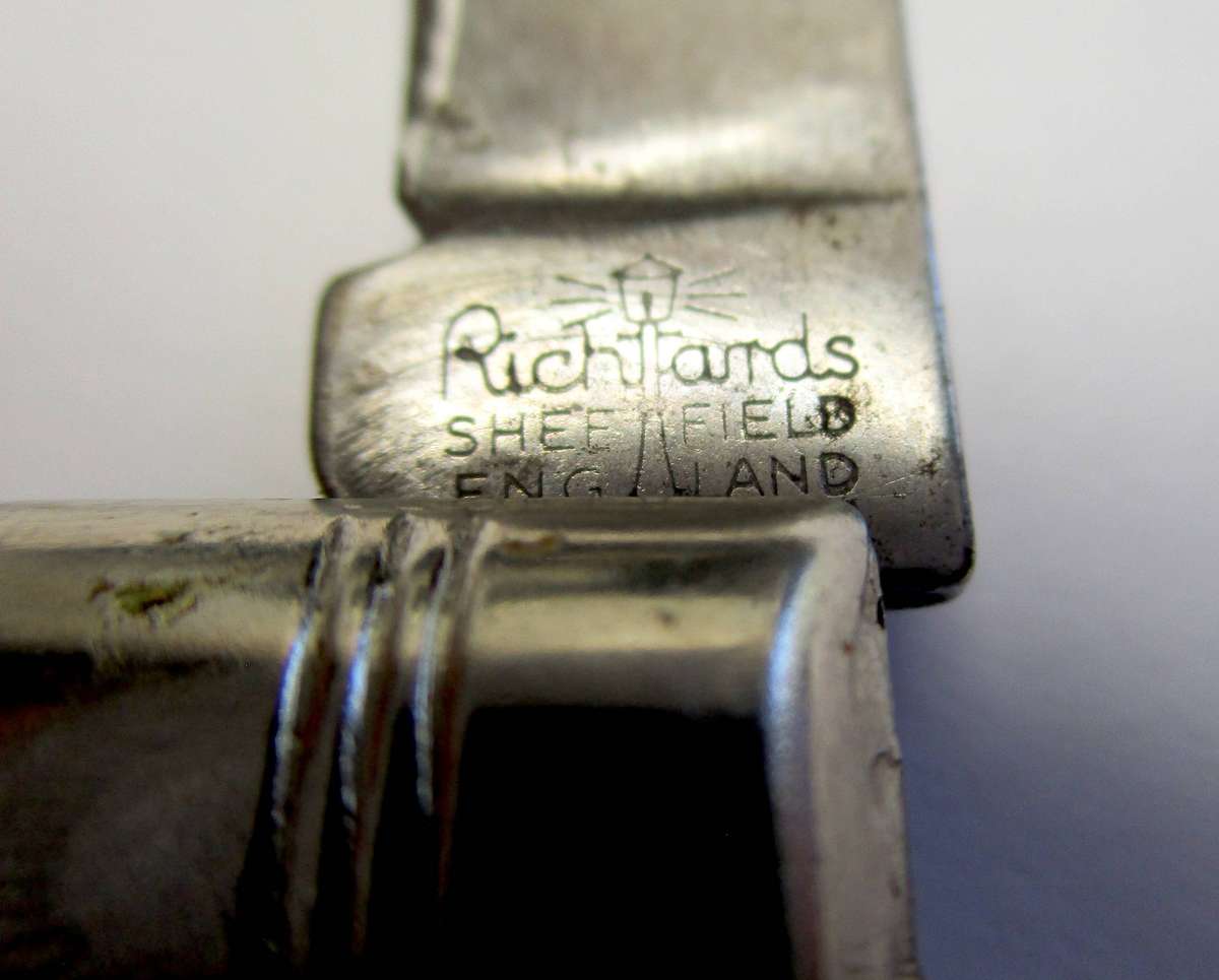Vintage Kruger National Park / Richards "Lamp Post" pocket knife - Sheffield, England