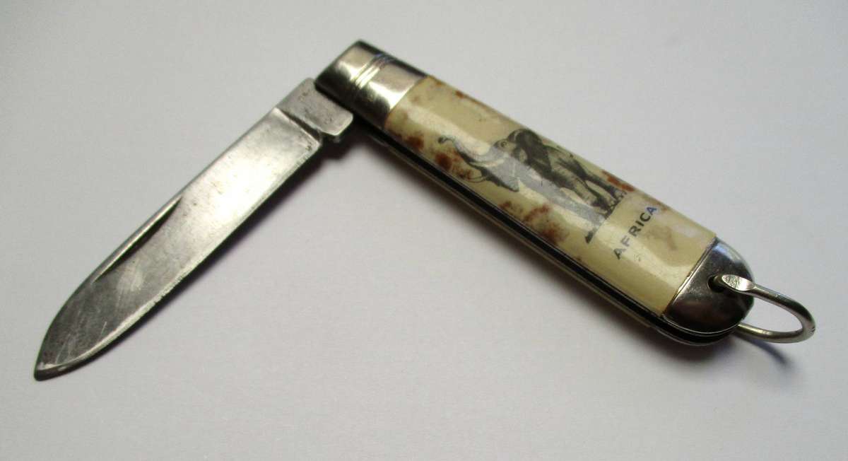 Vintage Kruger National Park / Richards "Lamp Post" pocket knife - Sheffield, England