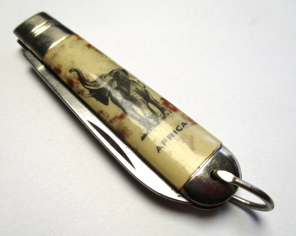 Vintage Kruger National Park / Richards "Lamp Post" pocket knife - Sheffield, England