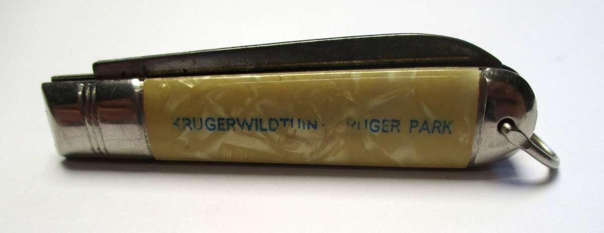 Vintage Kruger National Park / Richards "Lamp Post" pocket knife - Sheffield, England