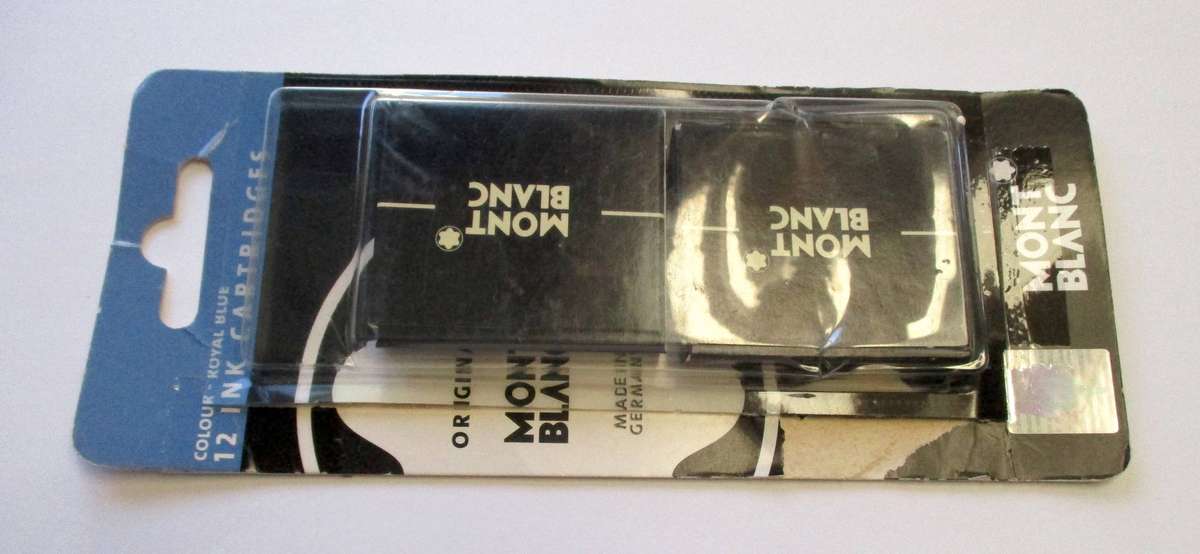 Mont Blanc - 12 Ink Cartridges  - Royal Blue made in Germany (Lot 2)