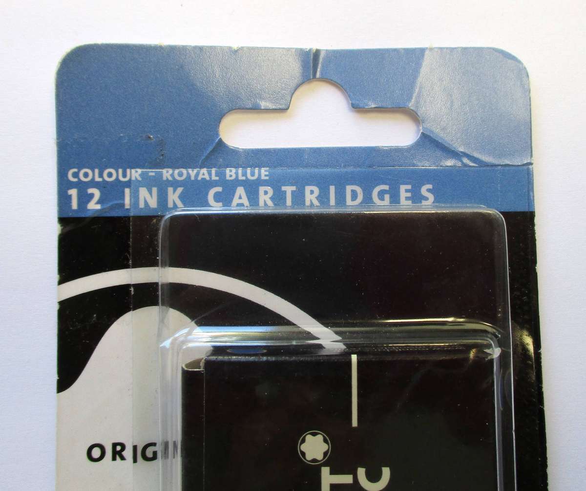 Mont Blanc - 12 Ink Cartridges  - Royal Blue made in Germany (Lot 2)