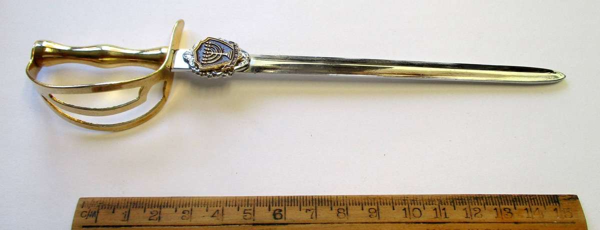 Vintage sword letter opener