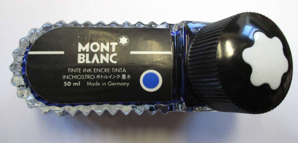 Mont Blank Blue Ink bottle - 50ml Blue