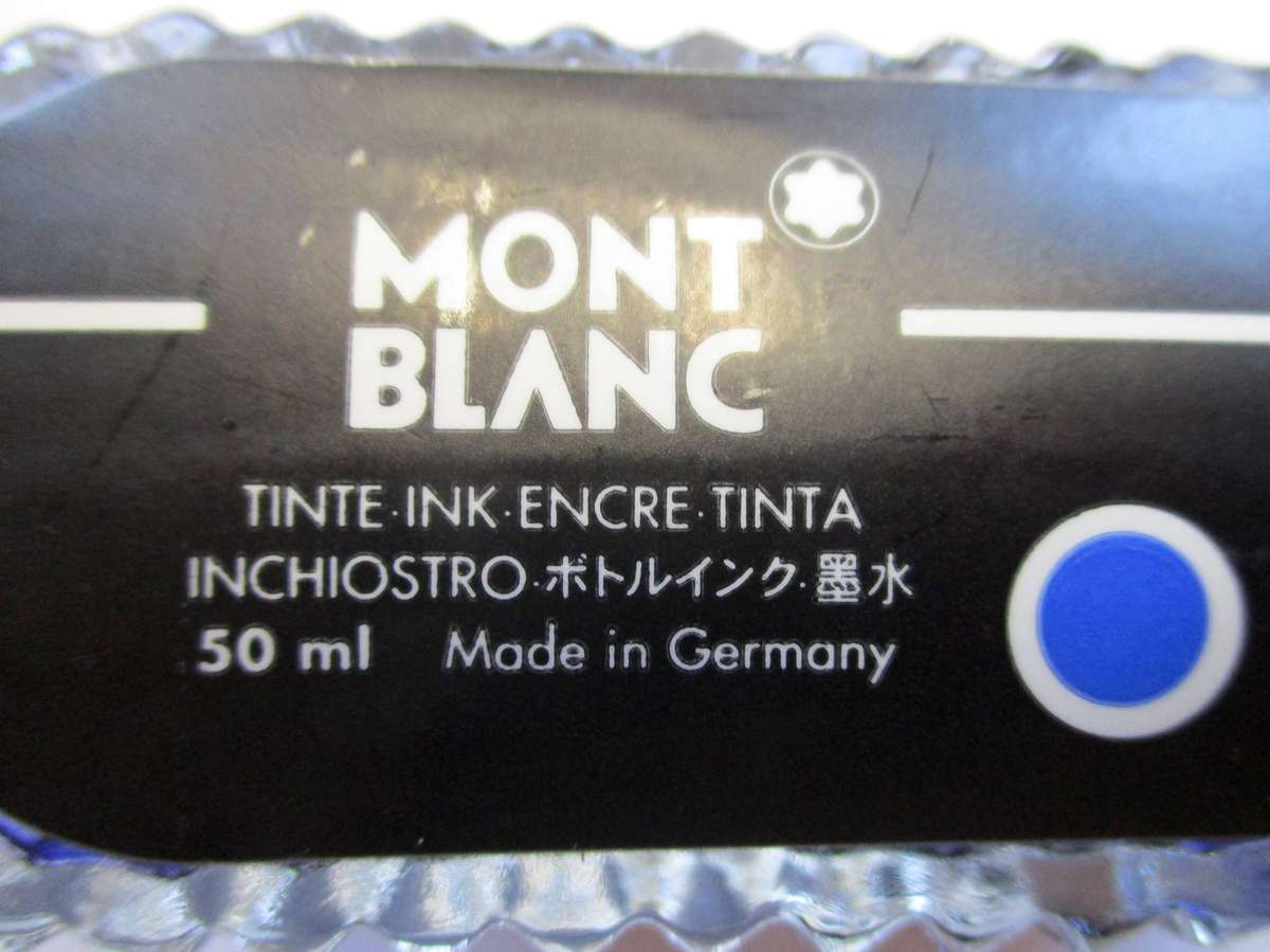 Mont Blank Blue Ink bottle - 50ml Blue