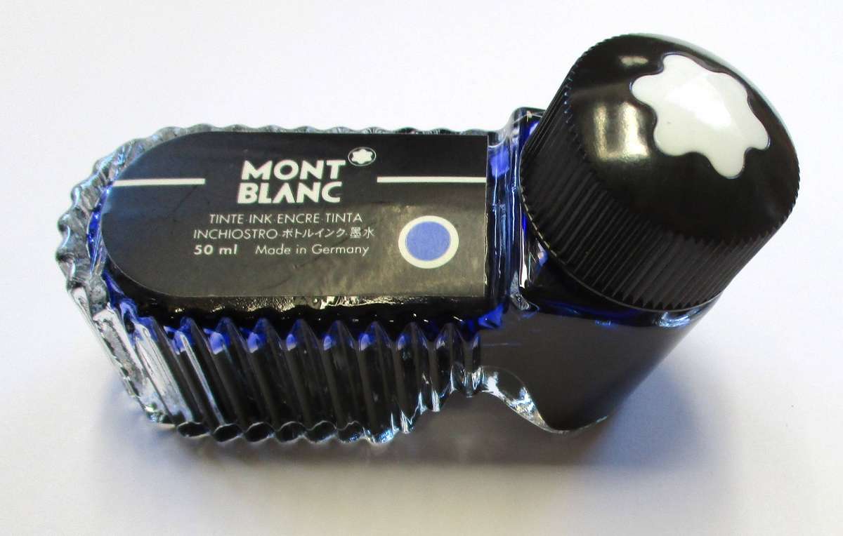 Mont Blank Blue Ink bottle - 50ml Blue