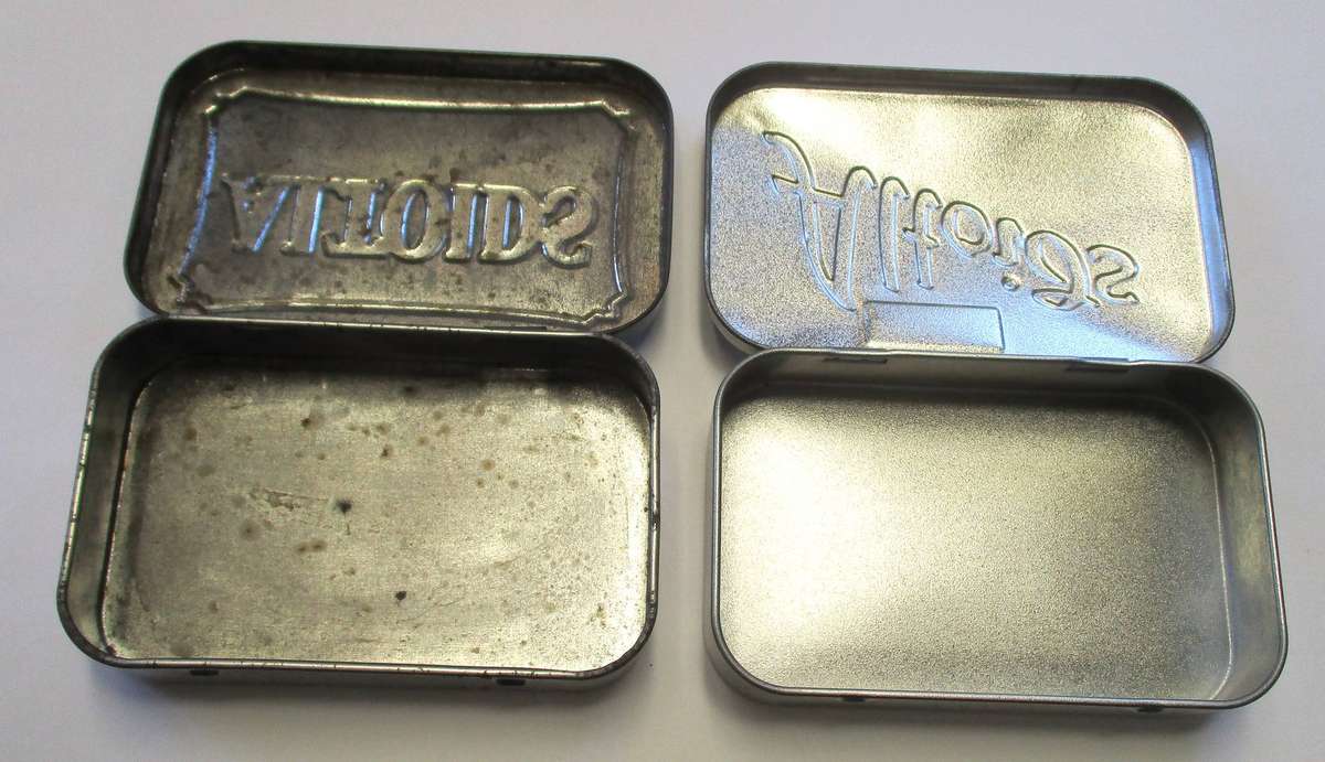 Two Altoids Tins - Strong Peppermints UK / Wintergreen USA