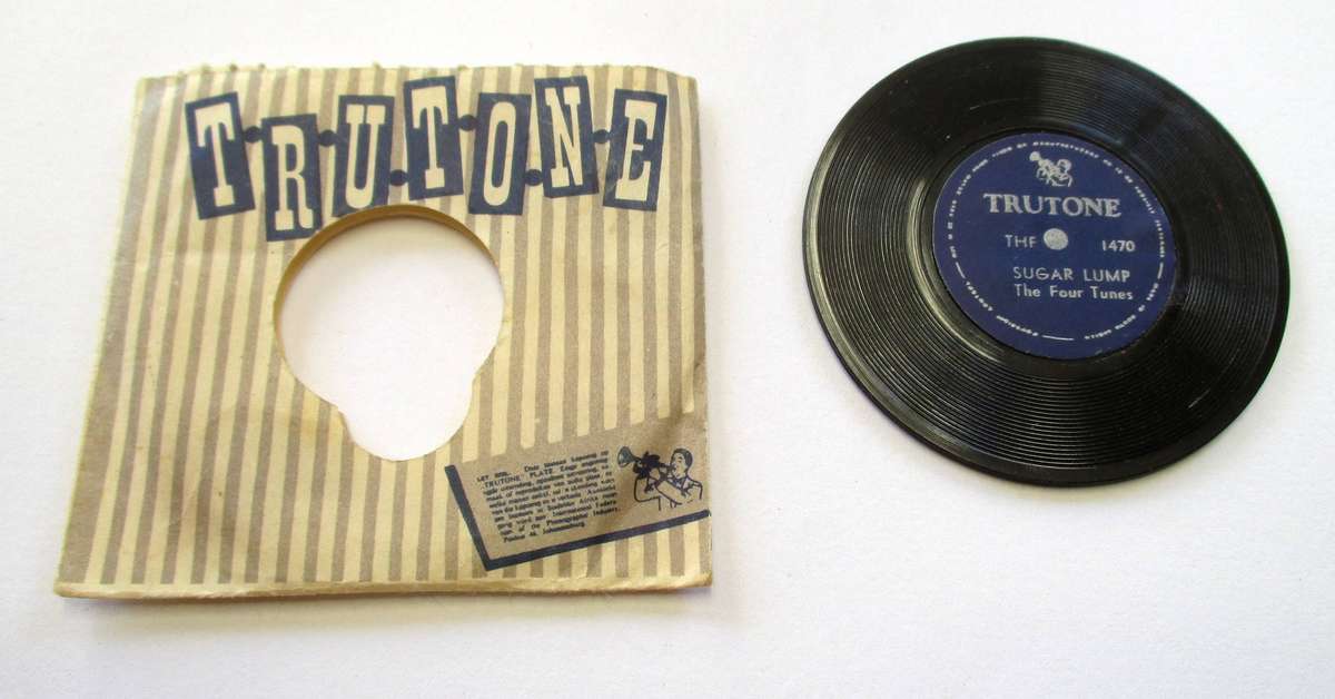 Miniature vintage non - playing record / LP - Promotional TruTone