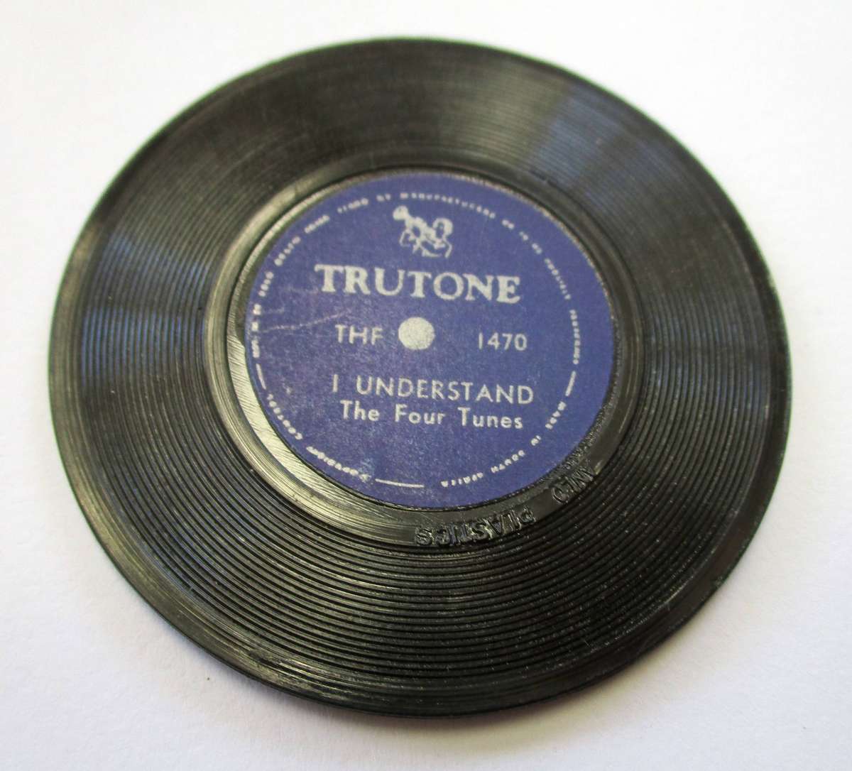 Miniature vintage non - playing record / LP - Promotional TruTone