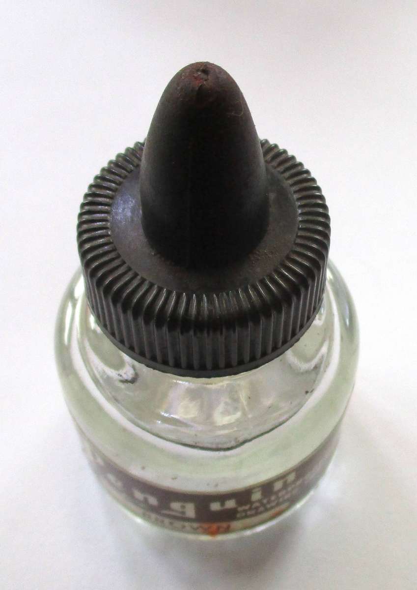 Vintage Penguin Drawing Ink bottle - brown