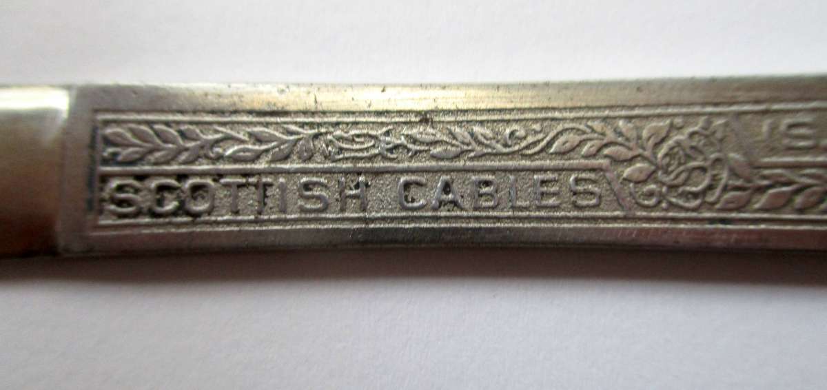 Vintage Letter Opener - Scottish Cables (S.A. L.T.D) Small metal