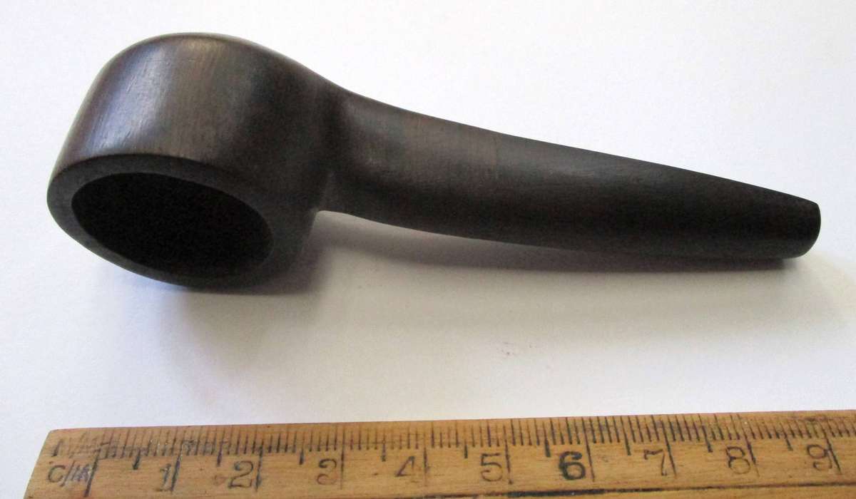 Small wood Tobacco Pipe - unused / 10cm