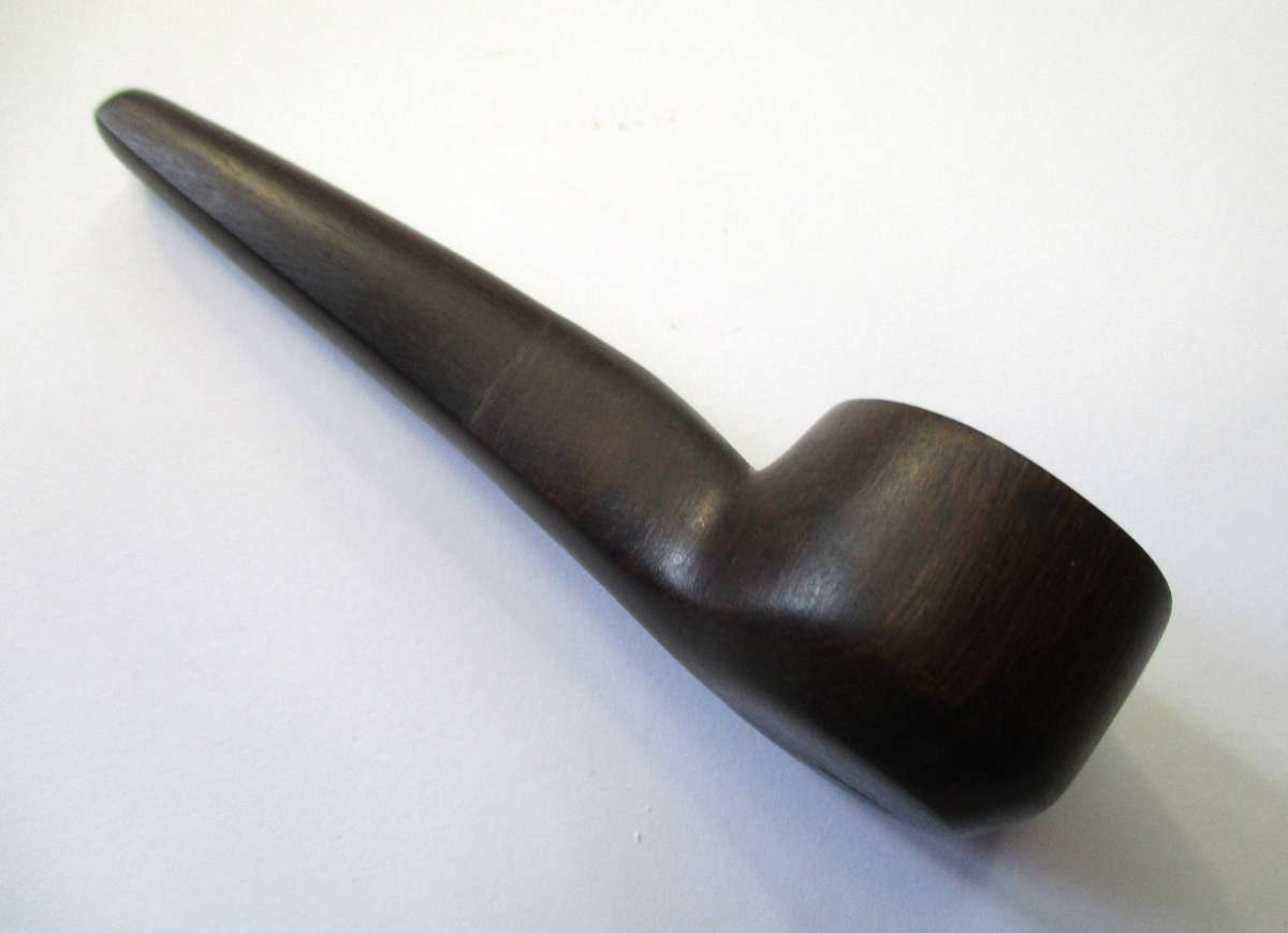 Small wood Tobacco Pipe - unused / 10cm
