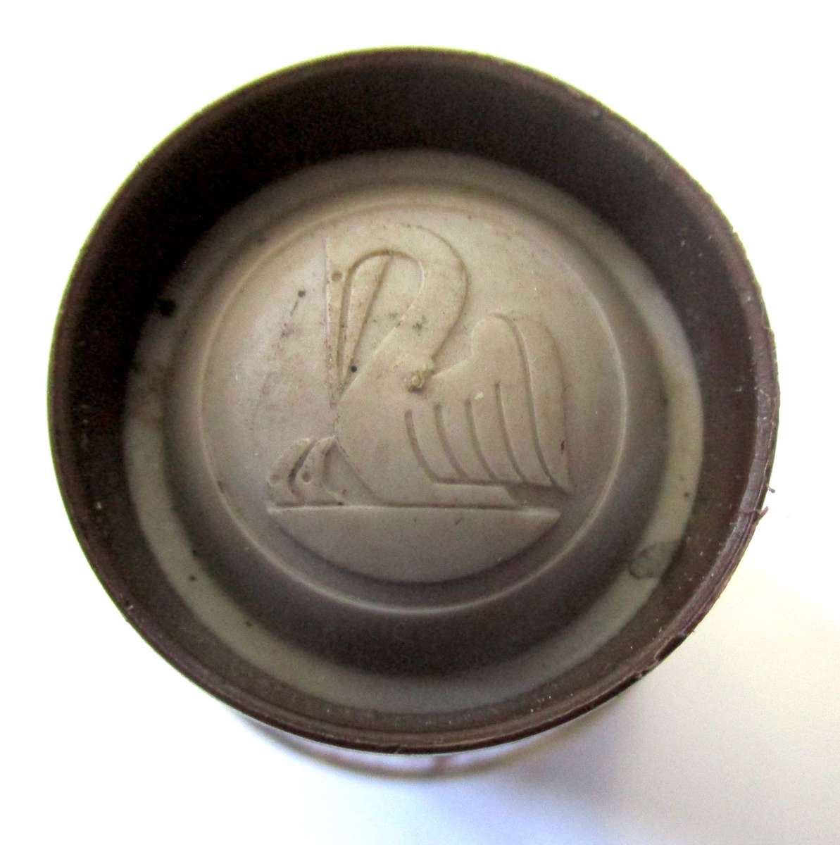 Vintage Pelikan Drawing Ink Bottle - Special Brown - Empty Bottle