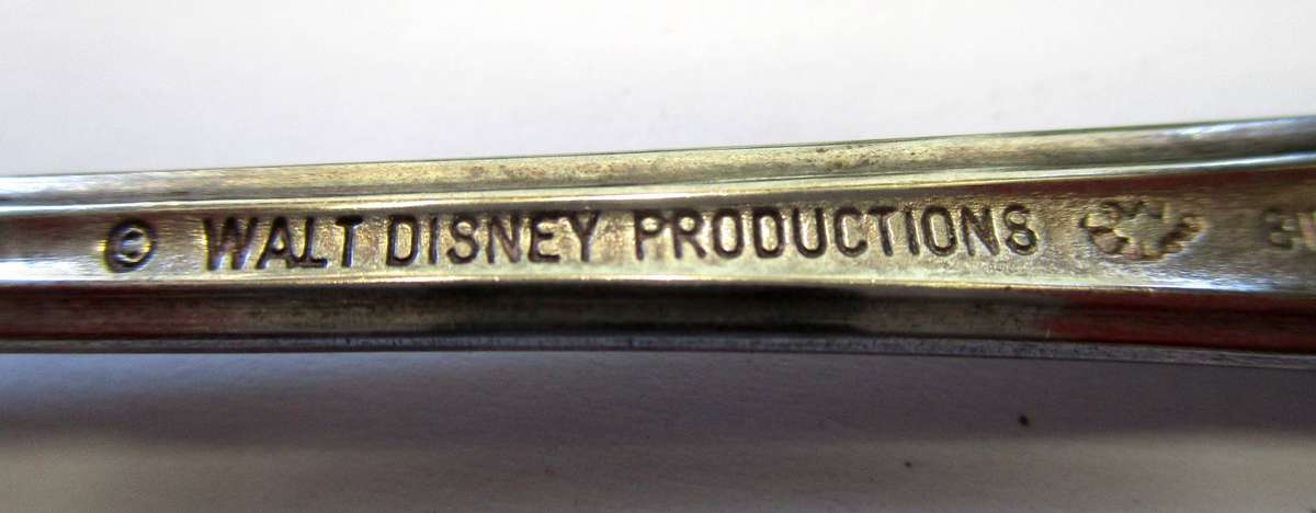 Disney Mickey Mouse Tea Spoon  - Silver Plated