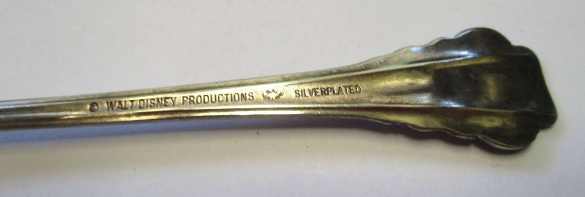 Disney Mickey Mouse Tea Spoon  - Silver Plated