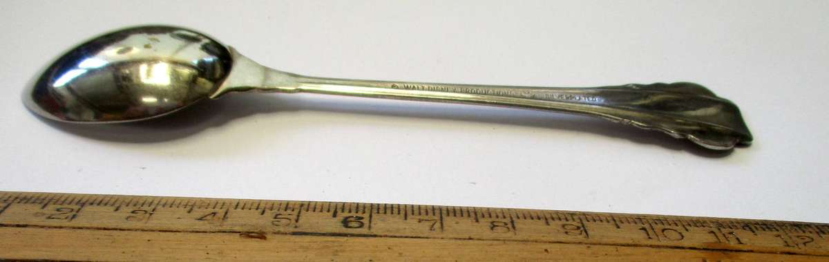 Disney Mickey Mouse Tea Spoon  - Silver Plated
