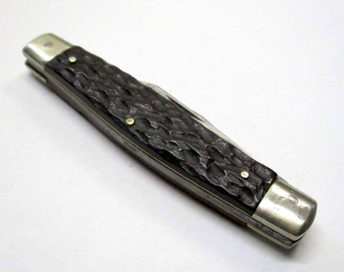 Old Solingen / German made  Folding Knife - Jigged bone handles - carbon steel