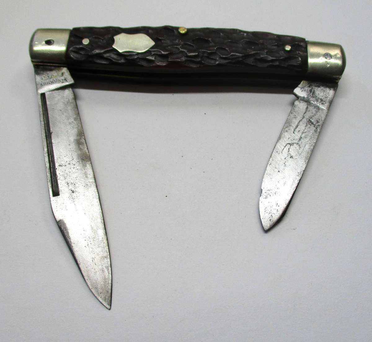 Old Solingen / German made  Folding Knife - Jigged bone handles - carbon steel