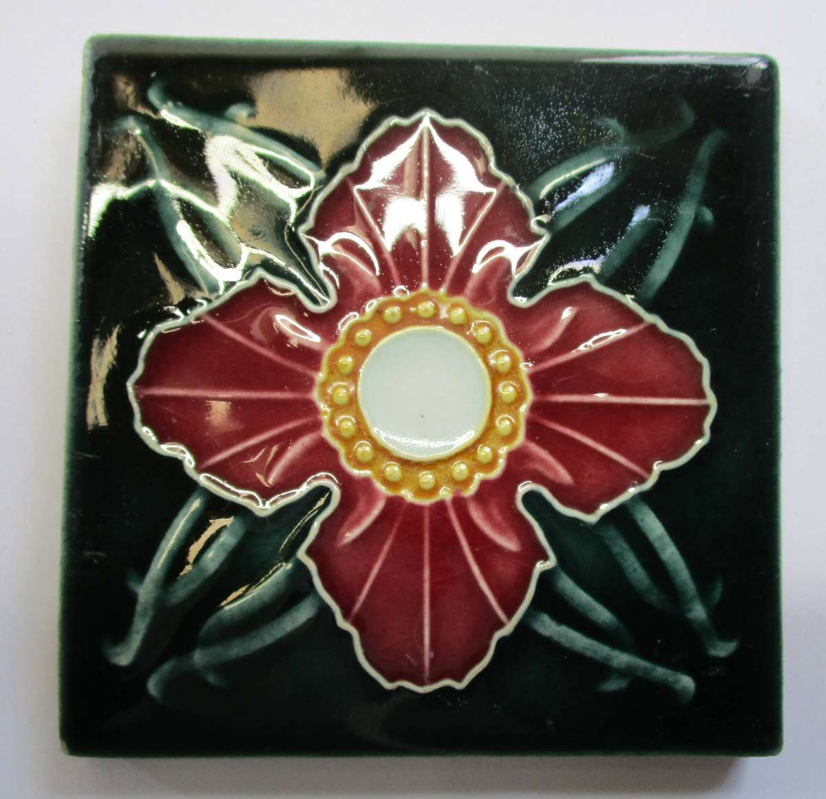 Decorative Ceramic Tile - Reproduction - 98 x 98mm