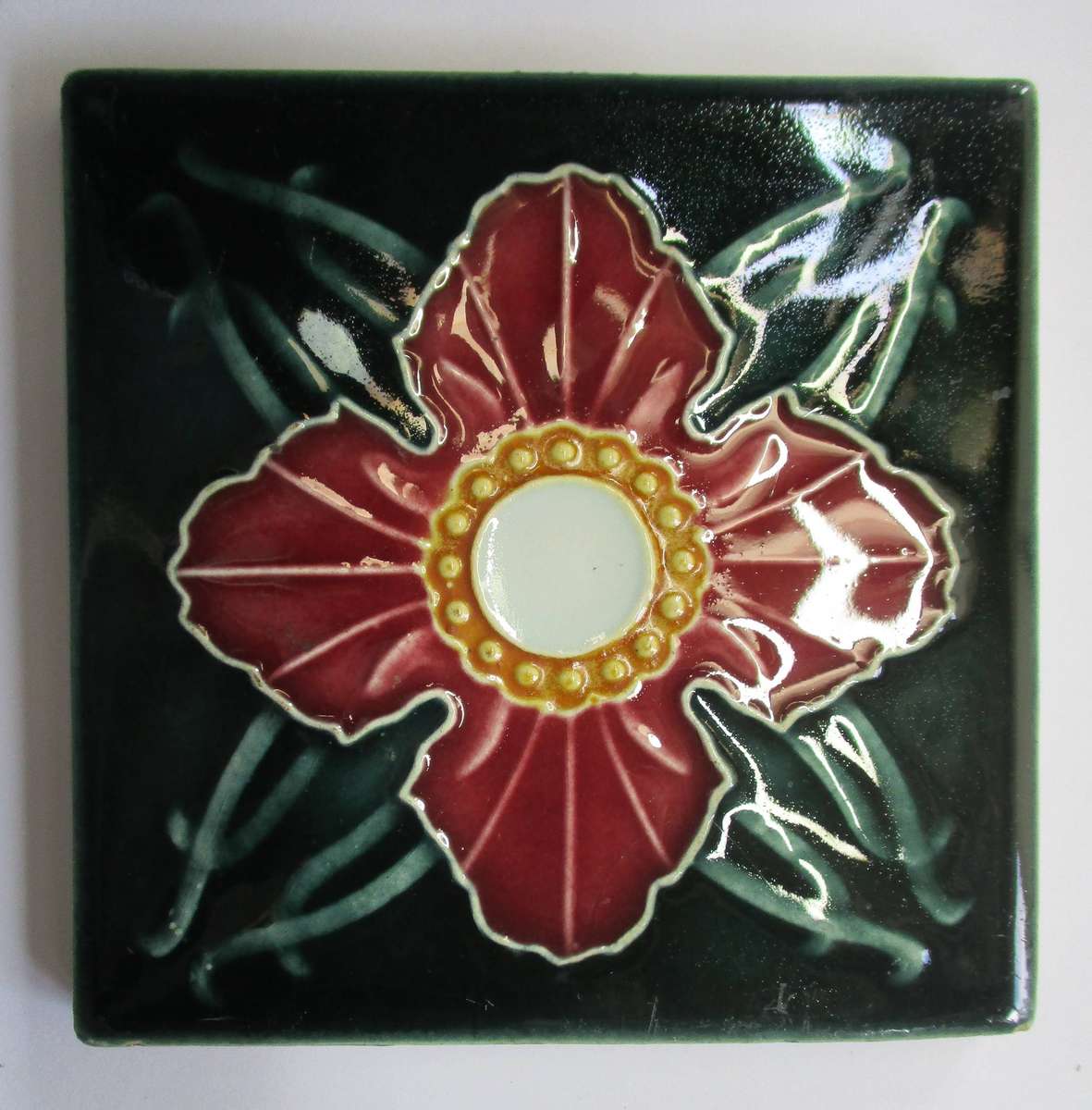 Decorative Ceramic Tile - Reproduction - 98 x 98mm