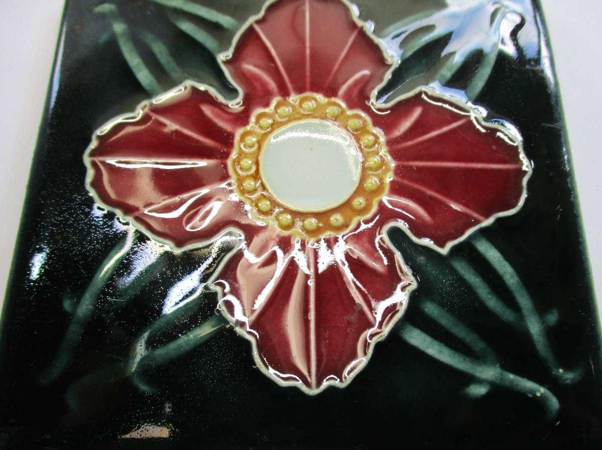 Decorative Ceramic Tile - Reproduction - 98 x 98mm