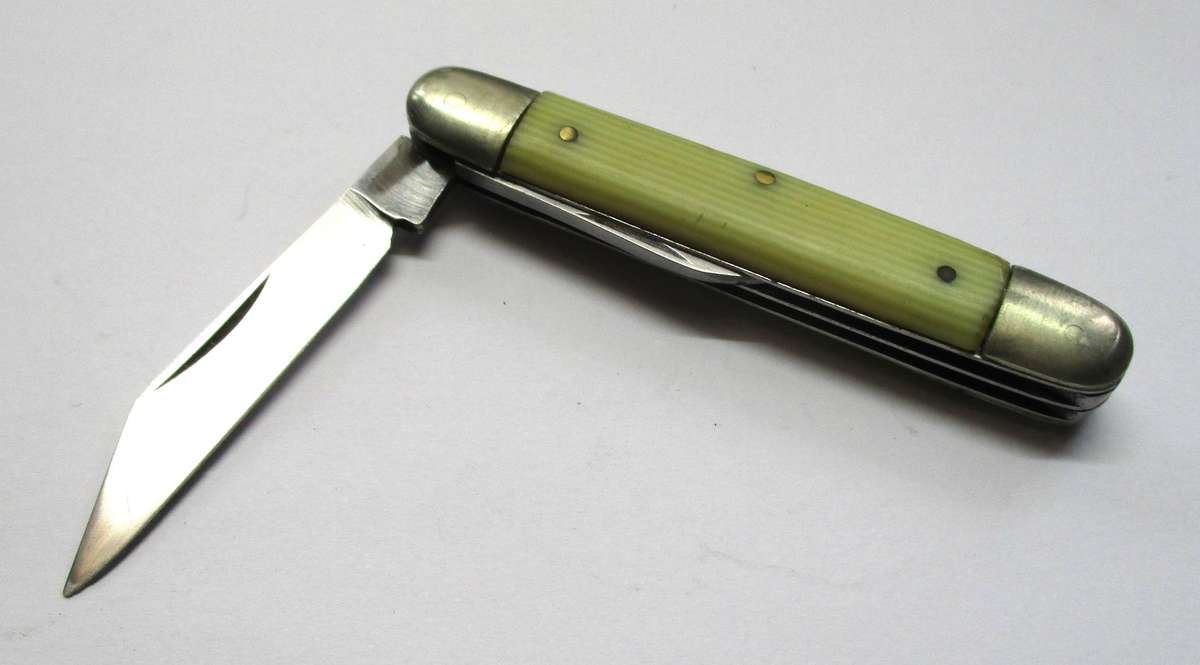 Vintage Pocket knife - Unmarked - stainless steel - 2 blades