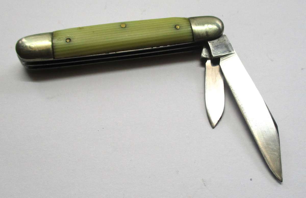 Vintage Pocket knife - Unmarked - stainless steel - 2 blades