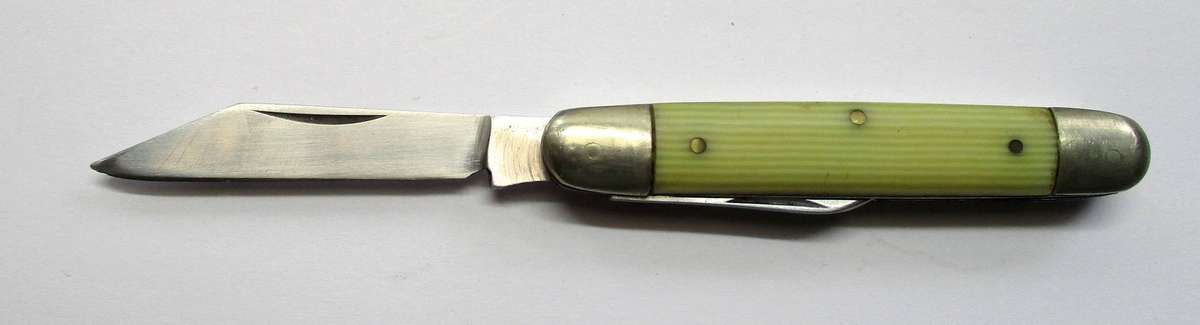 Vintage Pocket knife - Unmarked - stainless steel - 2 blades