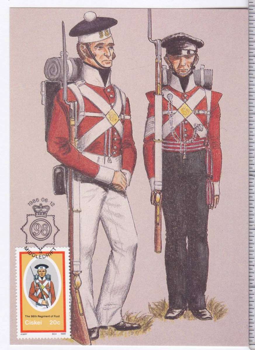 Post card / Maxi card - Military Uniforms - 1986 #3