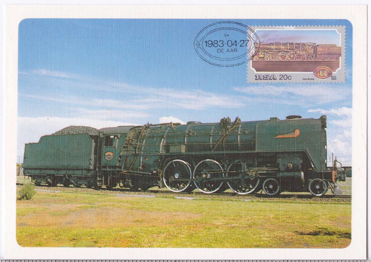 Post Card - RSA - Steam Locomotives - 1983 (2)